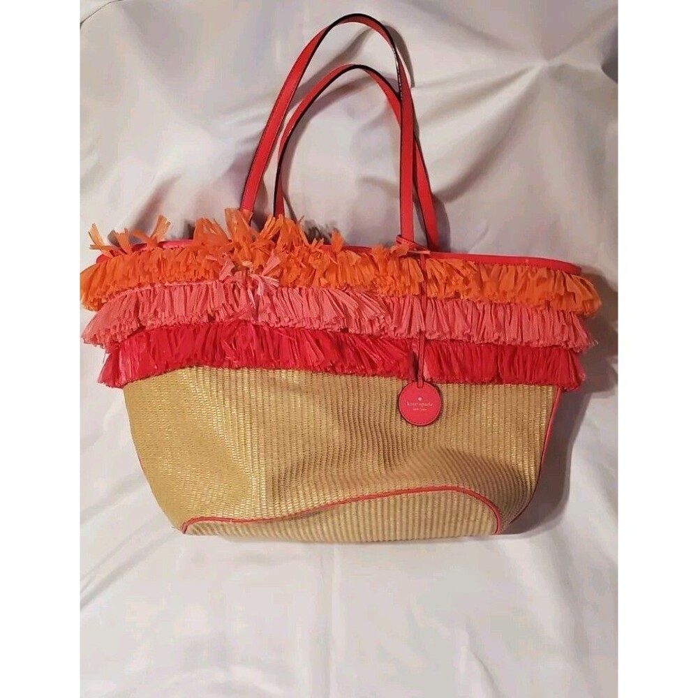 Kate Spade Anabette Straw Tote Bag